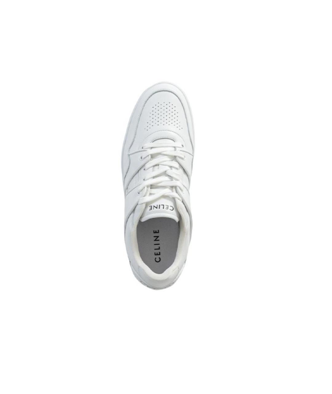 CELINE PRE-OWNED Белые низкие кроссовки / кеды, фото 3