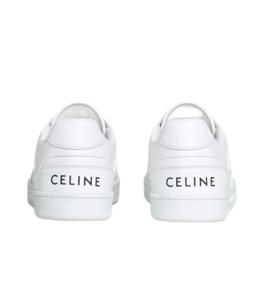 CELINE Белые низкие кроссовки / кеды, фото 4