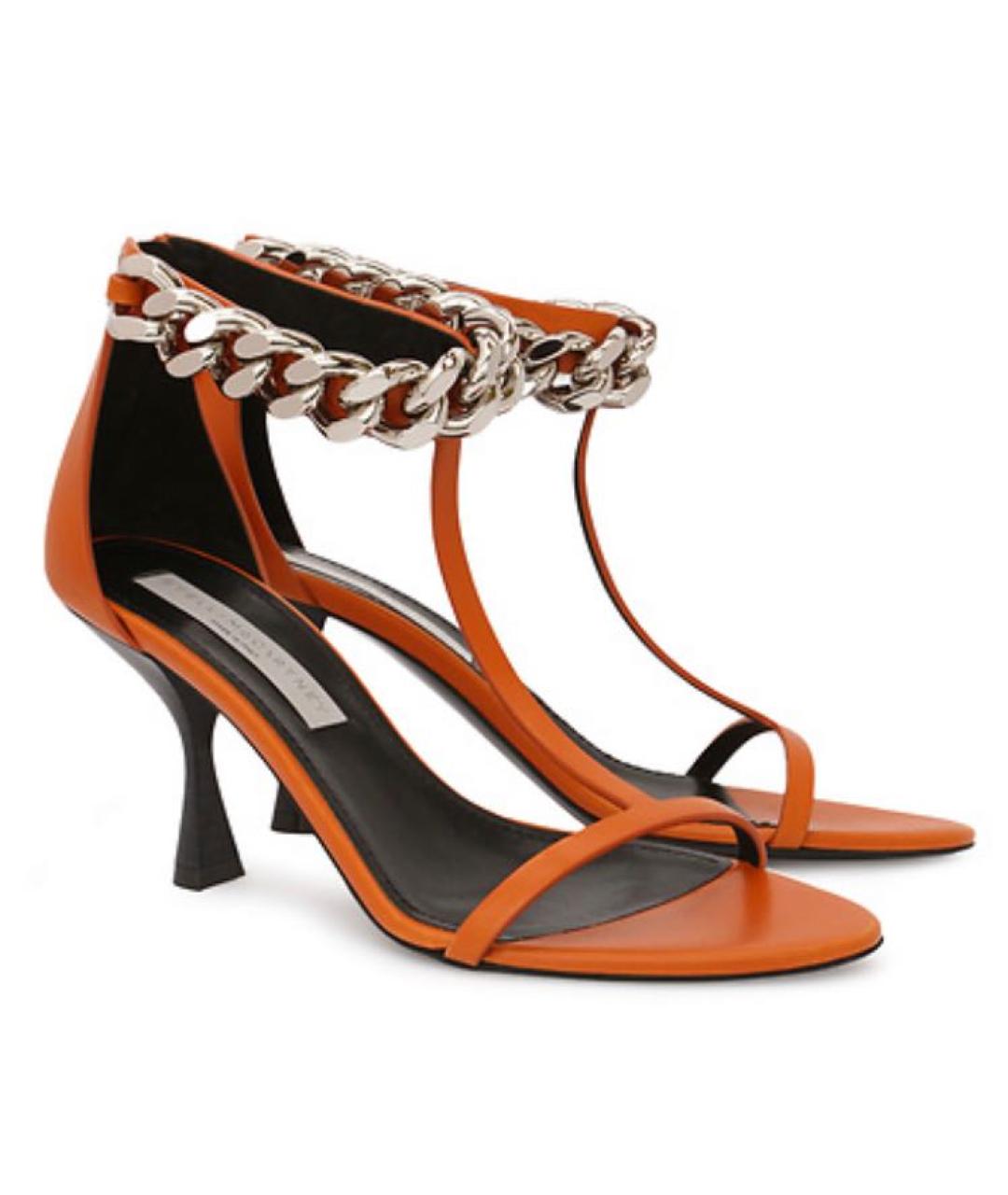 STELLA MCCARTNEY Оранжевое босоножки, фото 2