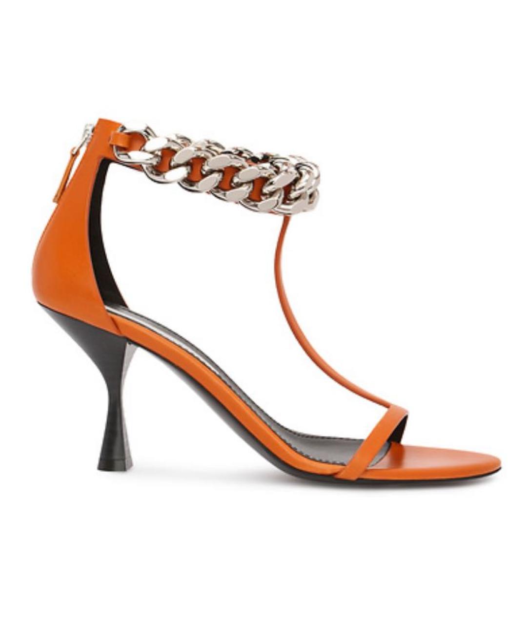 STELLA MCCARTNEY Оранжевое босоножки, фото 9
