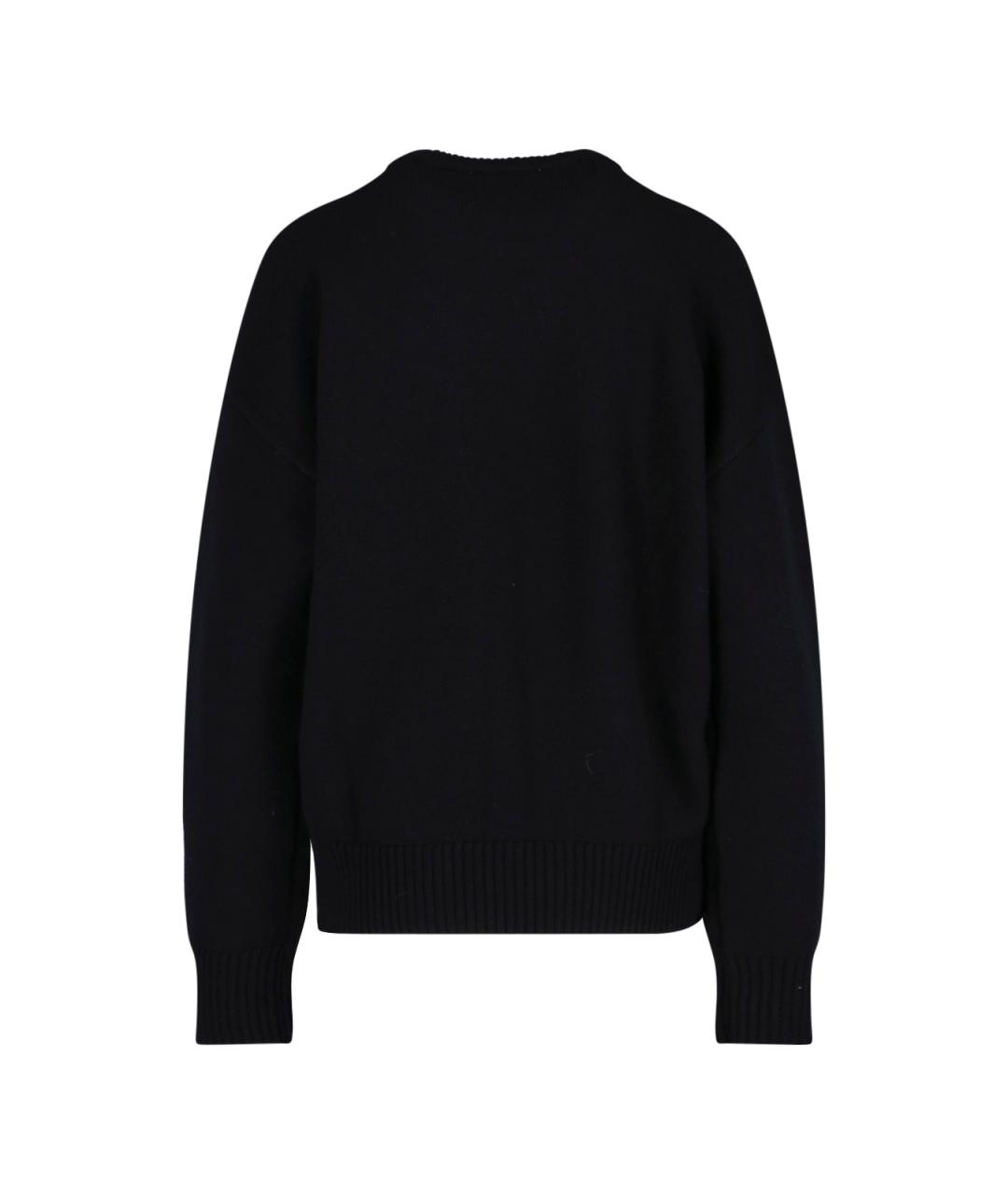 AMI Черный джемпер / свитер, фото 3