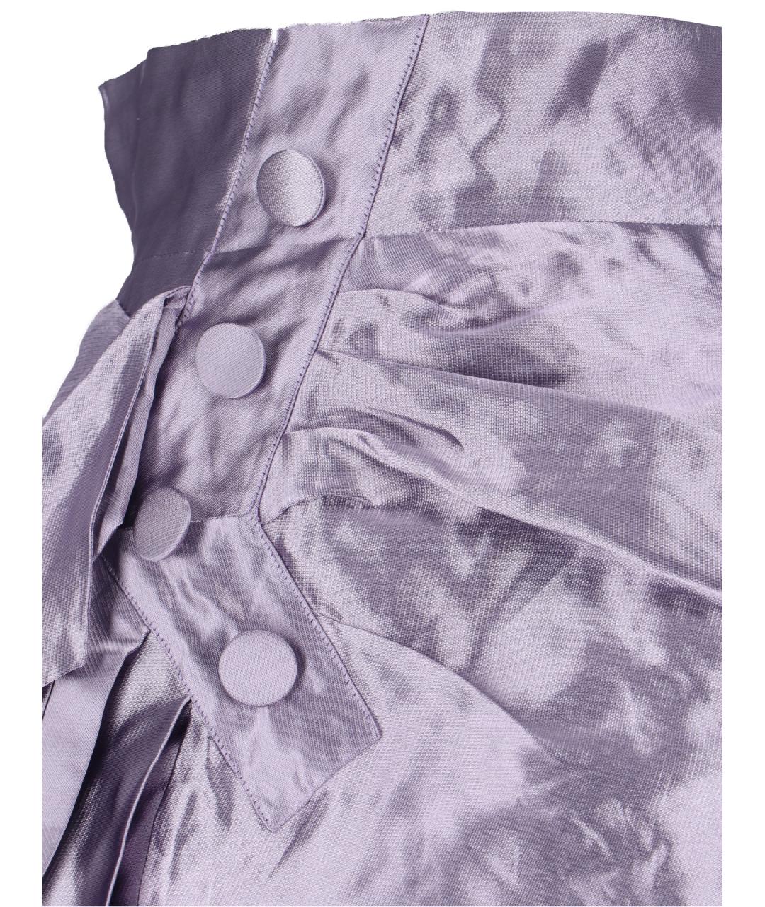 MAISON MARGIELA Фиолетовая юбка миди, фото 4
