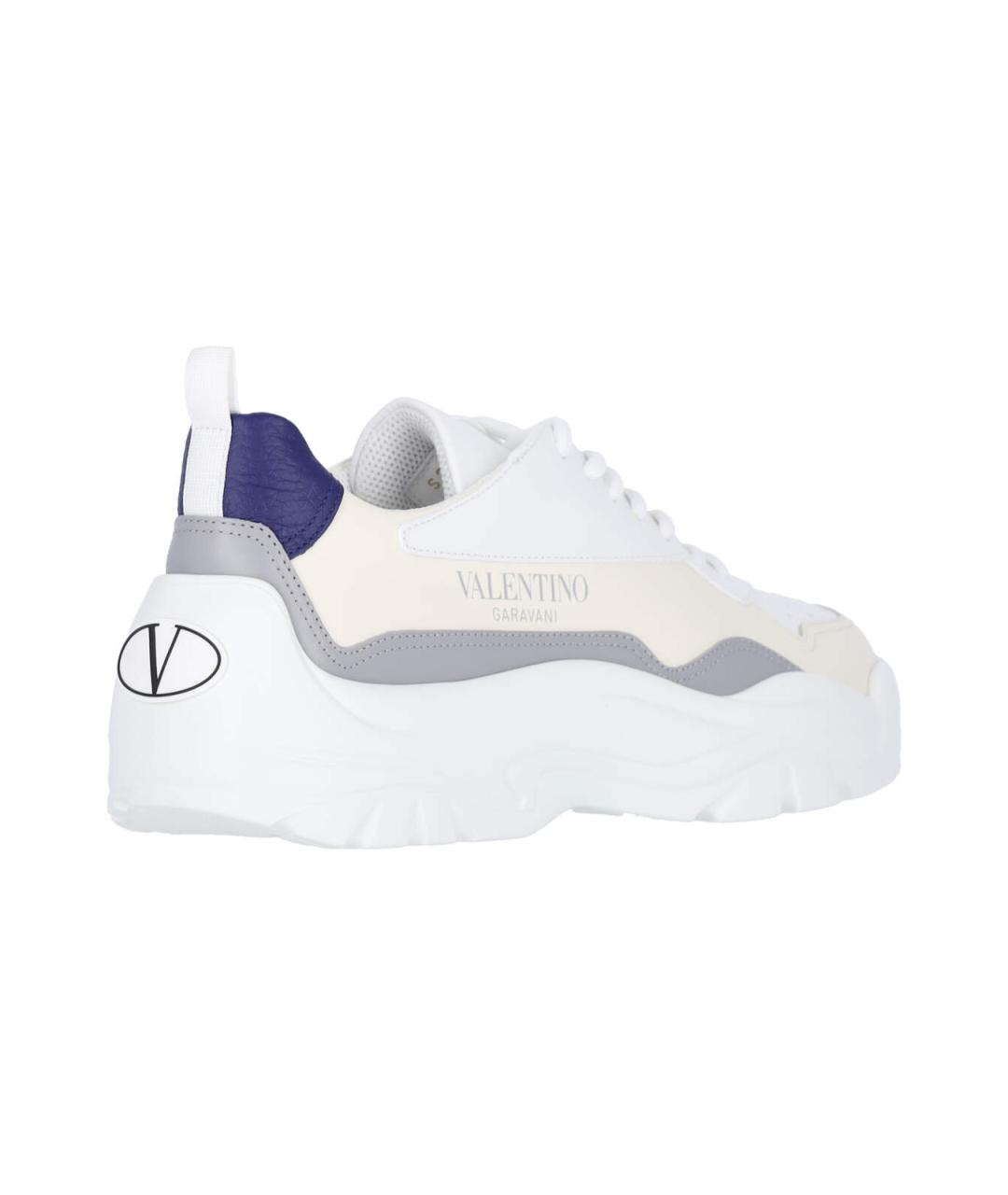 VALENTINO Белые низкие кроссовки / кеды, фото 4