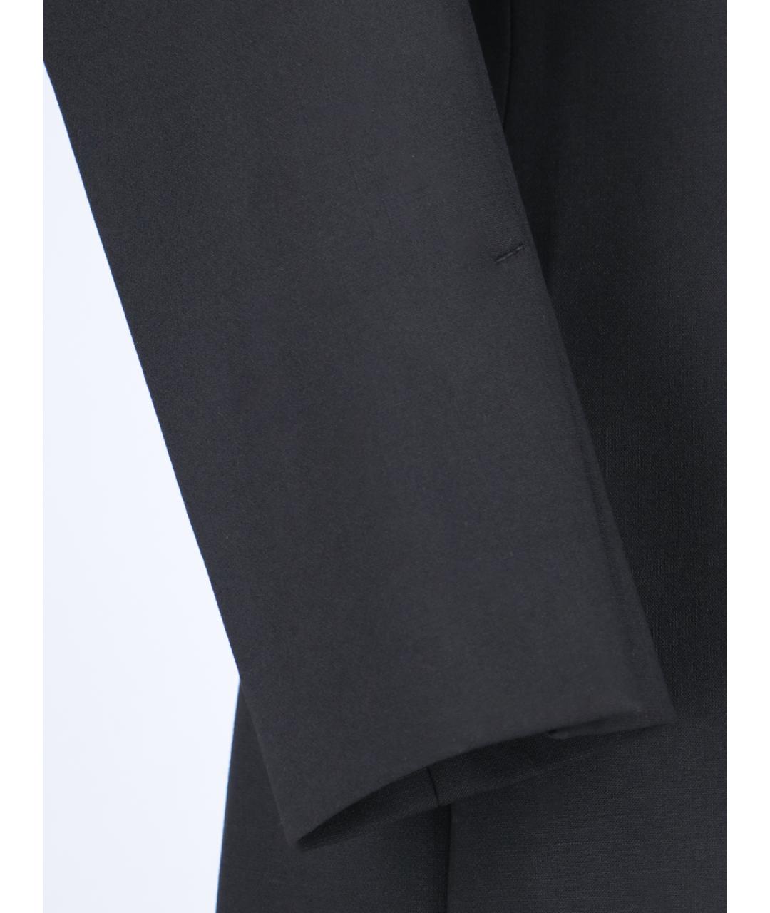 SALVATORE FERRAGAMO Черный шерстяной жакет/пиджак, фото 4
