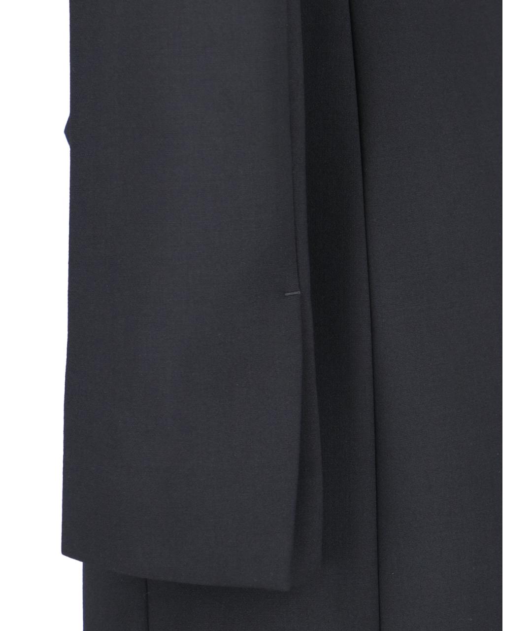 SALVATORE FERRAGAMO Черное шерстяное платье, фото 4