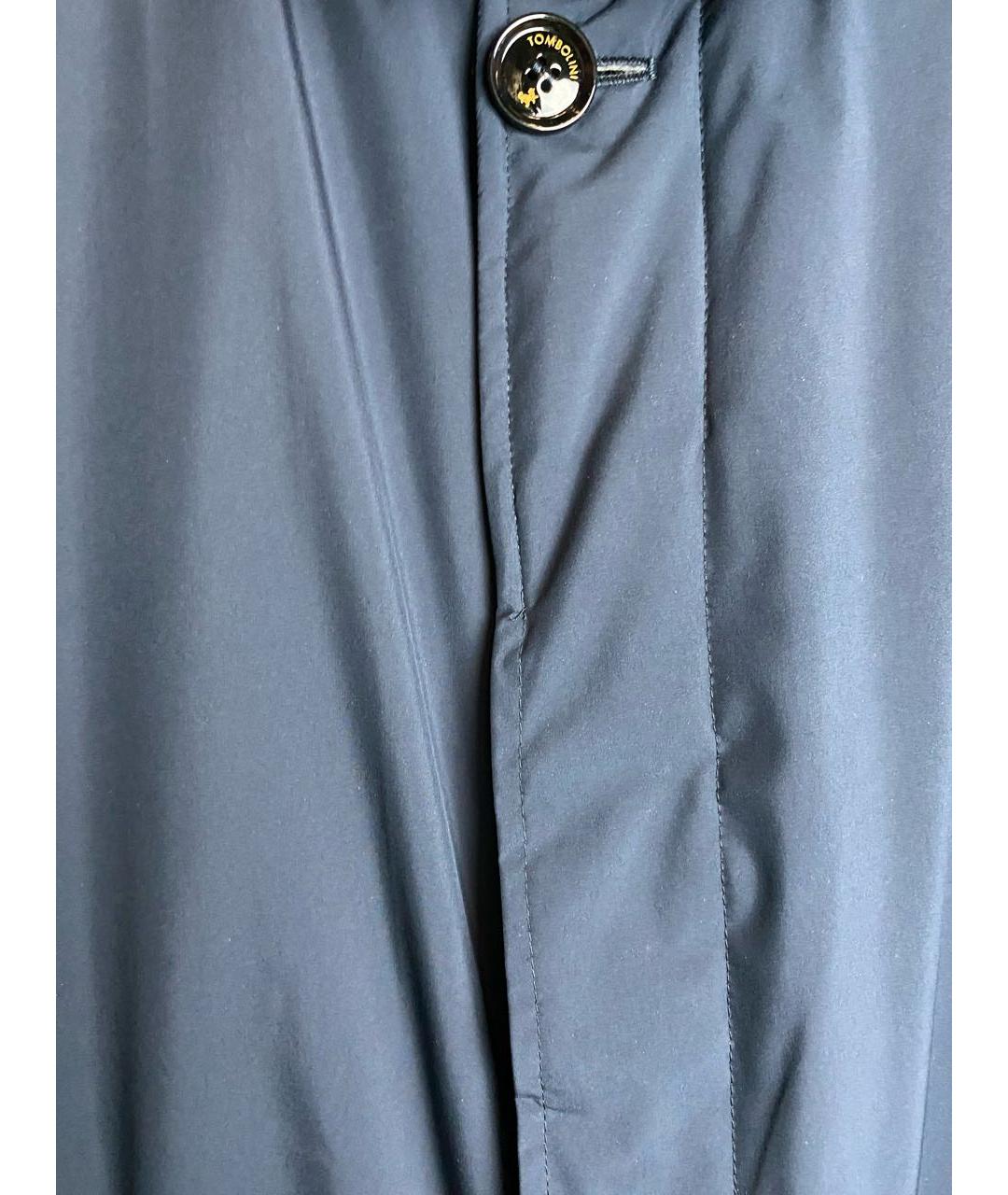 TOMBOLINI Синяя полиэстеровая куртка, фото 4