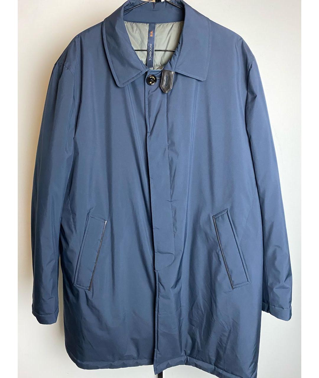 TOMBOLINI Синяя полиэстеровая куртка, фото 8