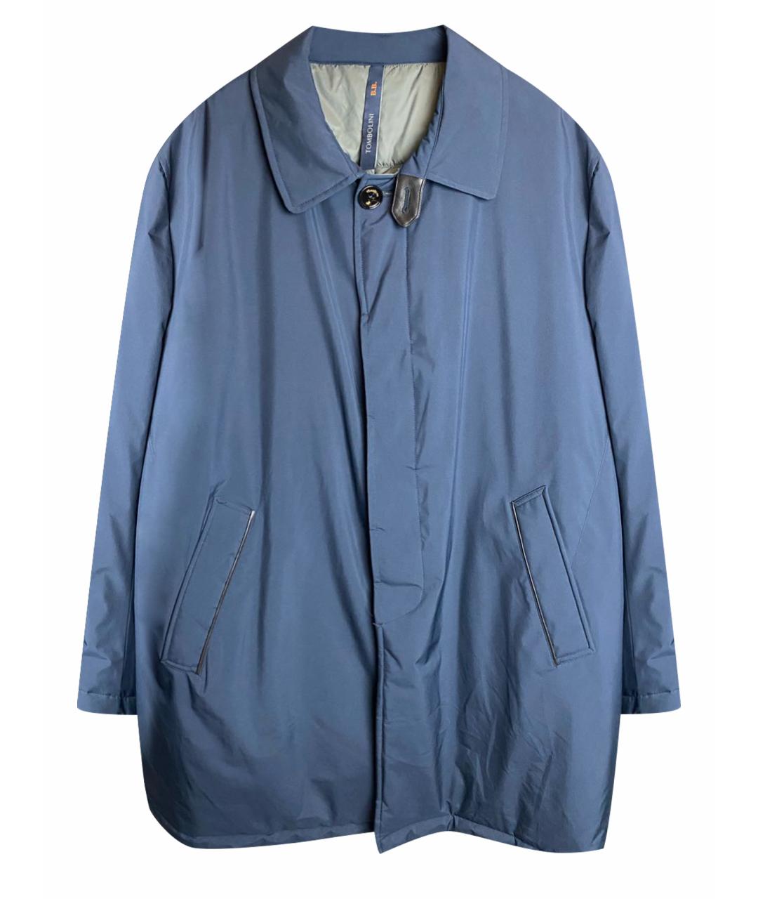 TOMBOLINI Синяя полиэстеровая куртка, фото 1
