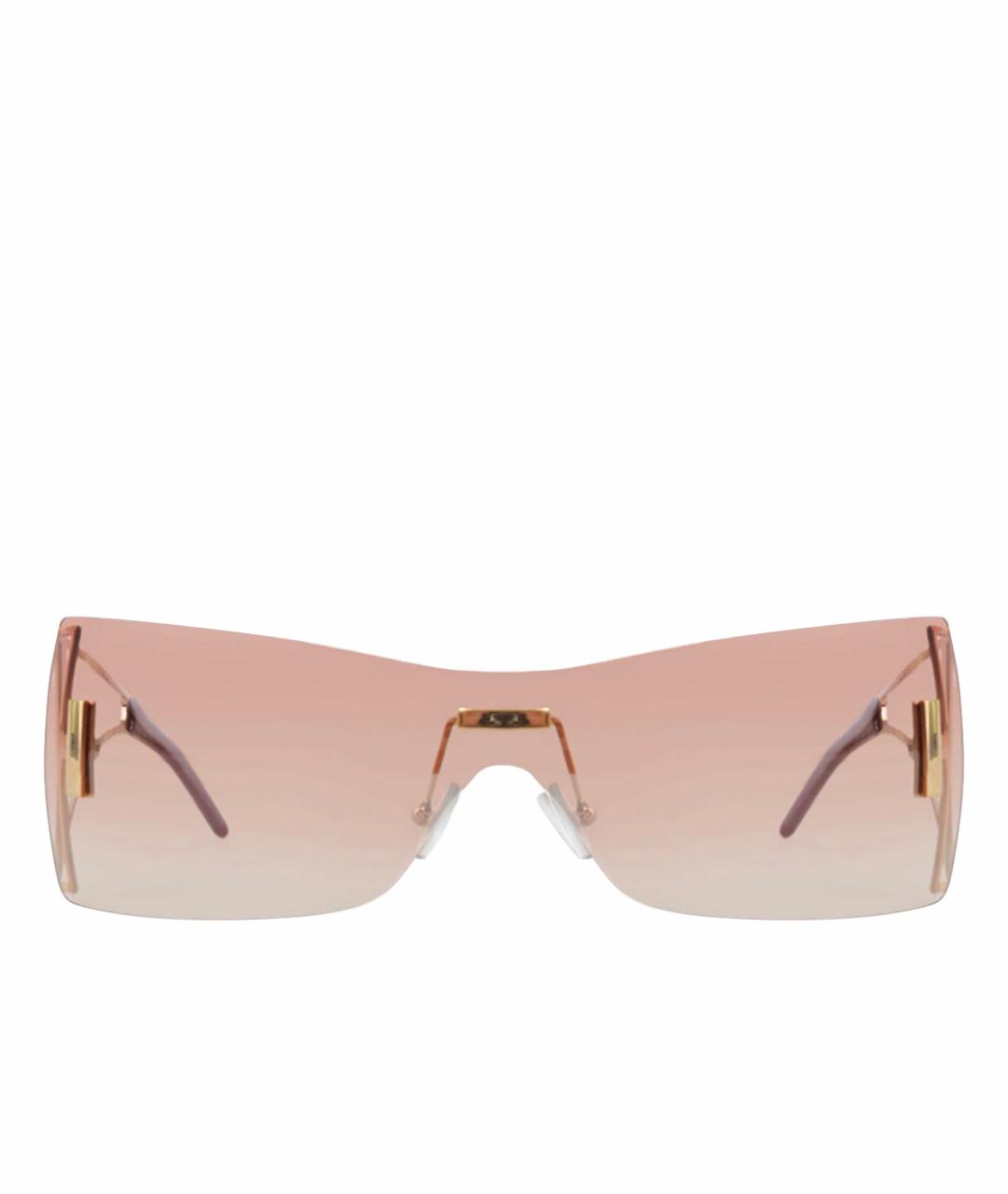 GIANFRANCO FERRE Розовые пластиковые солнцезащитные очки, фото 1