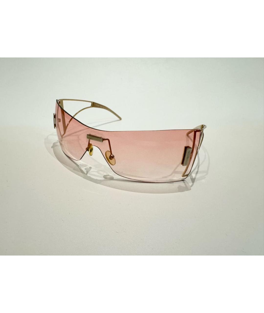 GIANFRANCO FERRE Розовые пластиковые солнцезащитные очки, фото 2