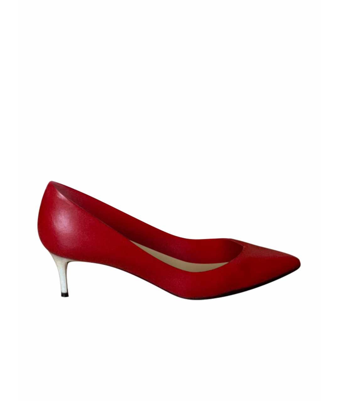 MAISON MARGIELA Красные кожаные туфли, фото 1