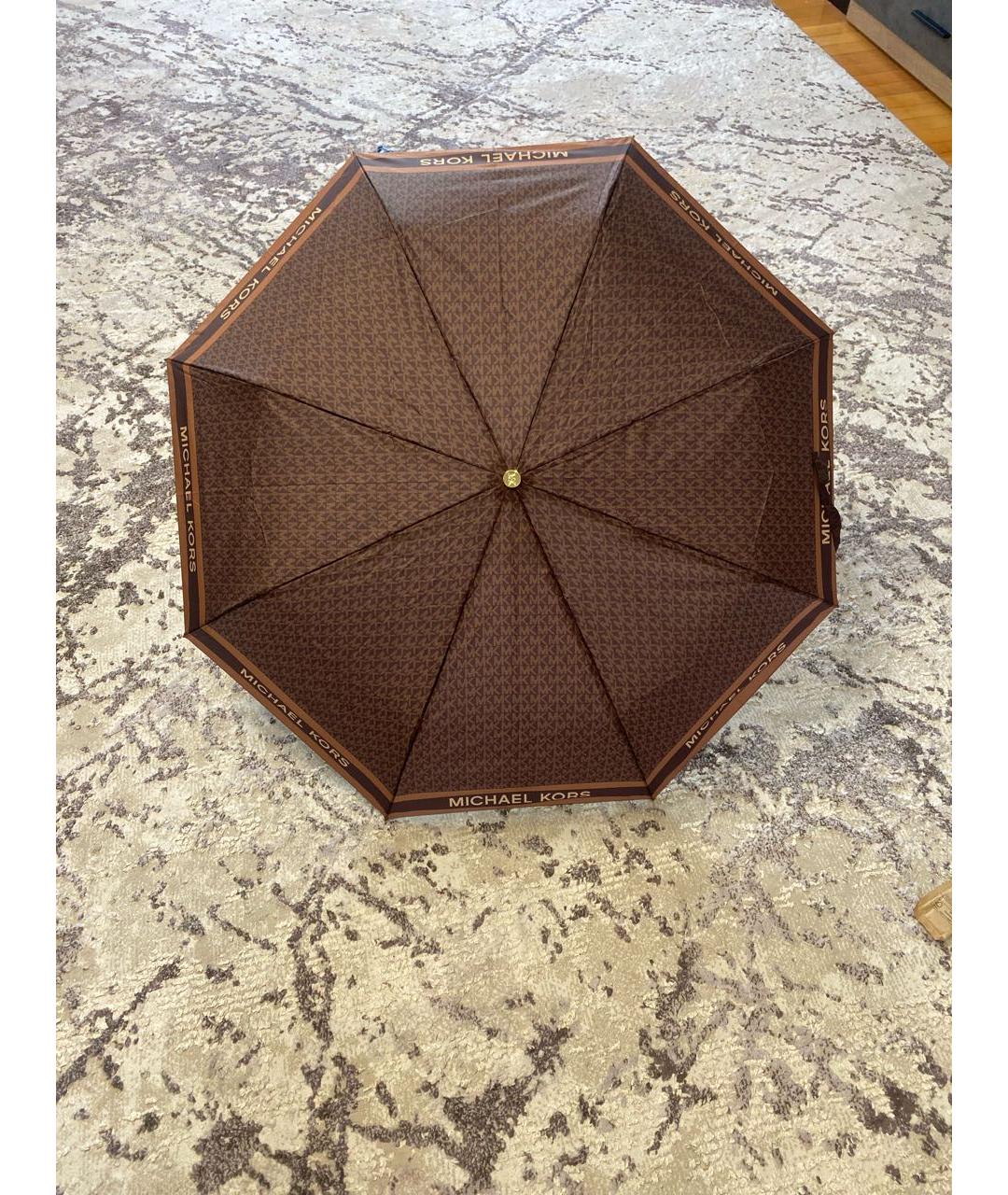 MICHAEL KORS Коричневый зонт, фото 4