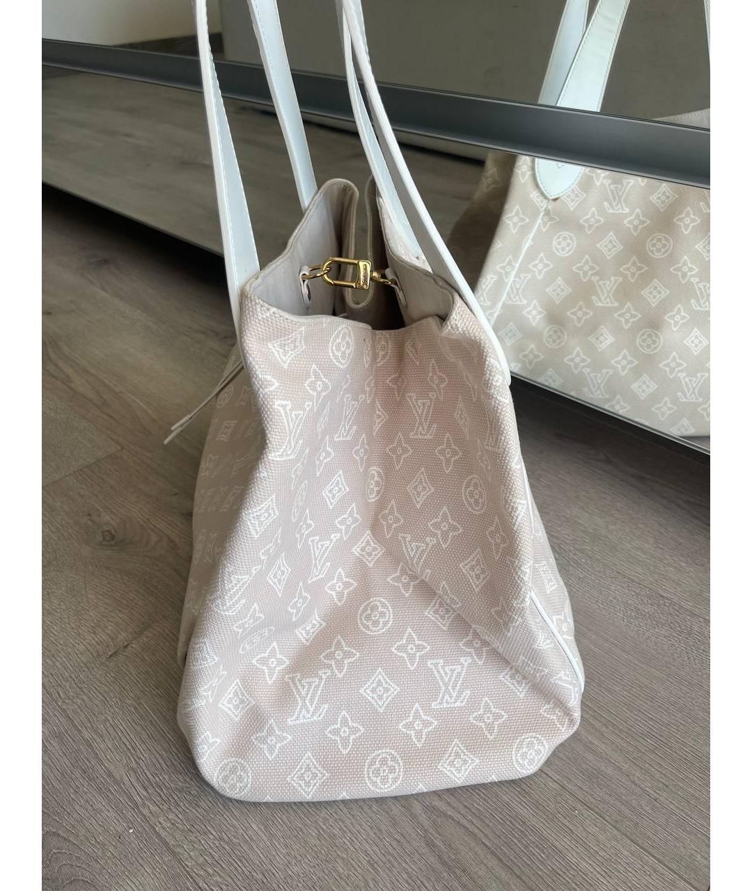 LOUIS VUITTON PRE-OWNED Бежевая сумка тоут, фото 2