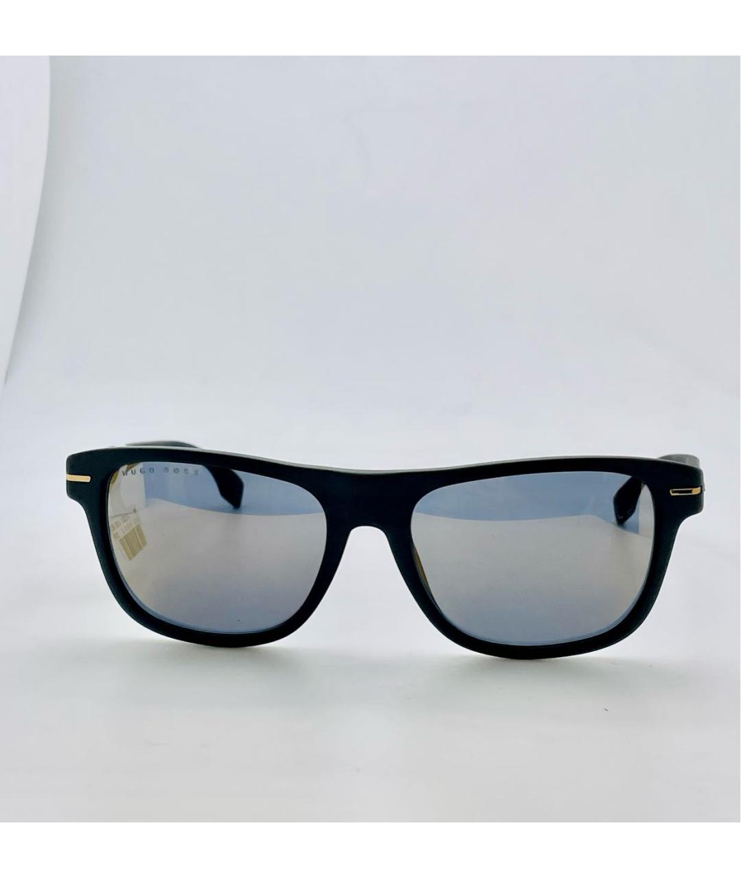 HUGO BOSS Черные пластиковые солнцезащитные очки, фото 6