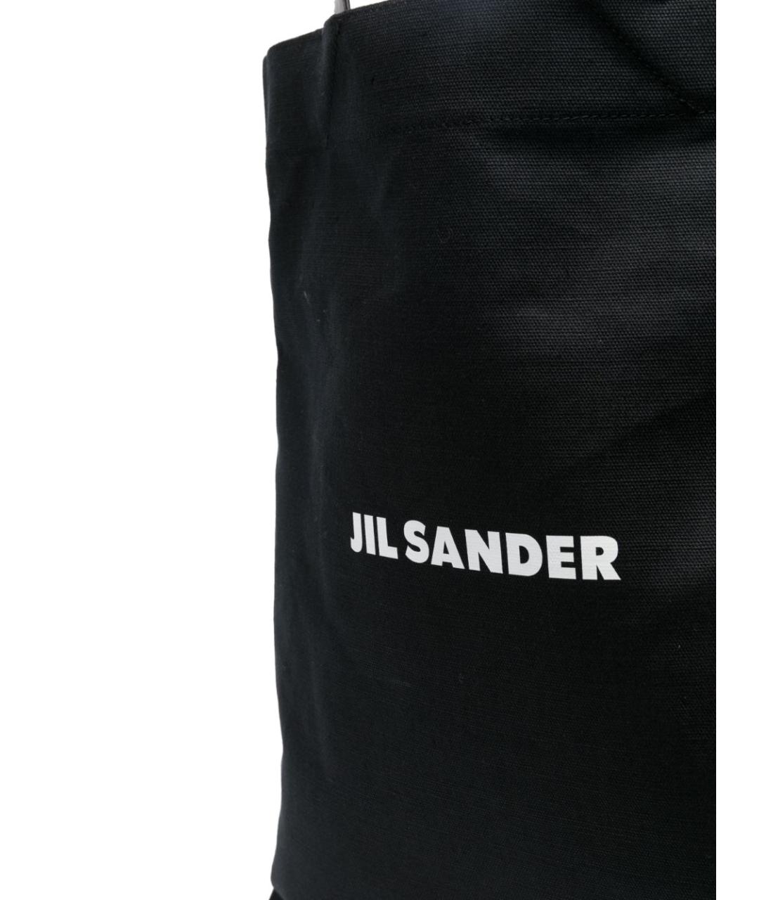 JIL SANDER Черная сумка тоут, фото 4