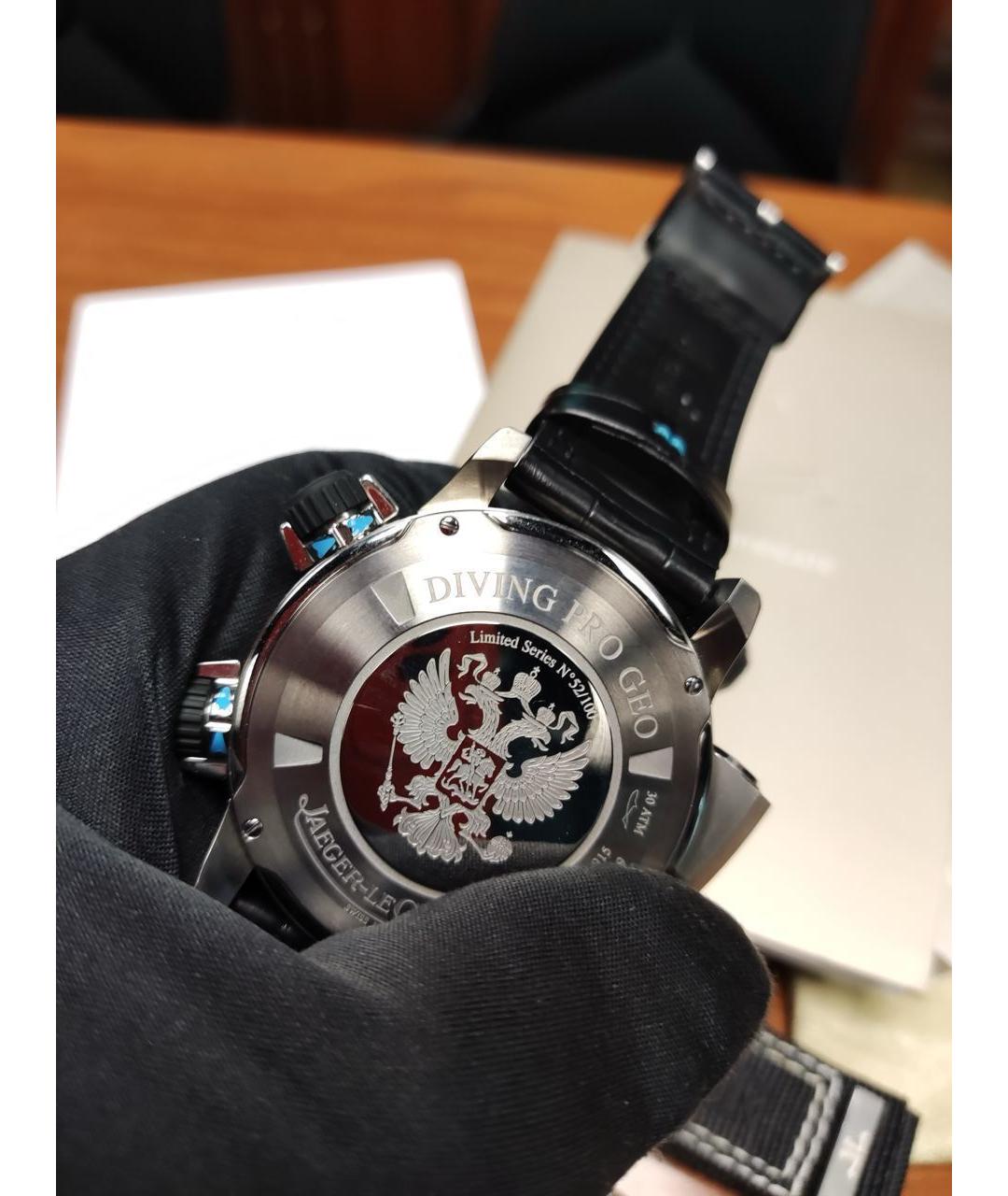 Jaeger LeCoultre Master Compressor Черные часы, фото 4