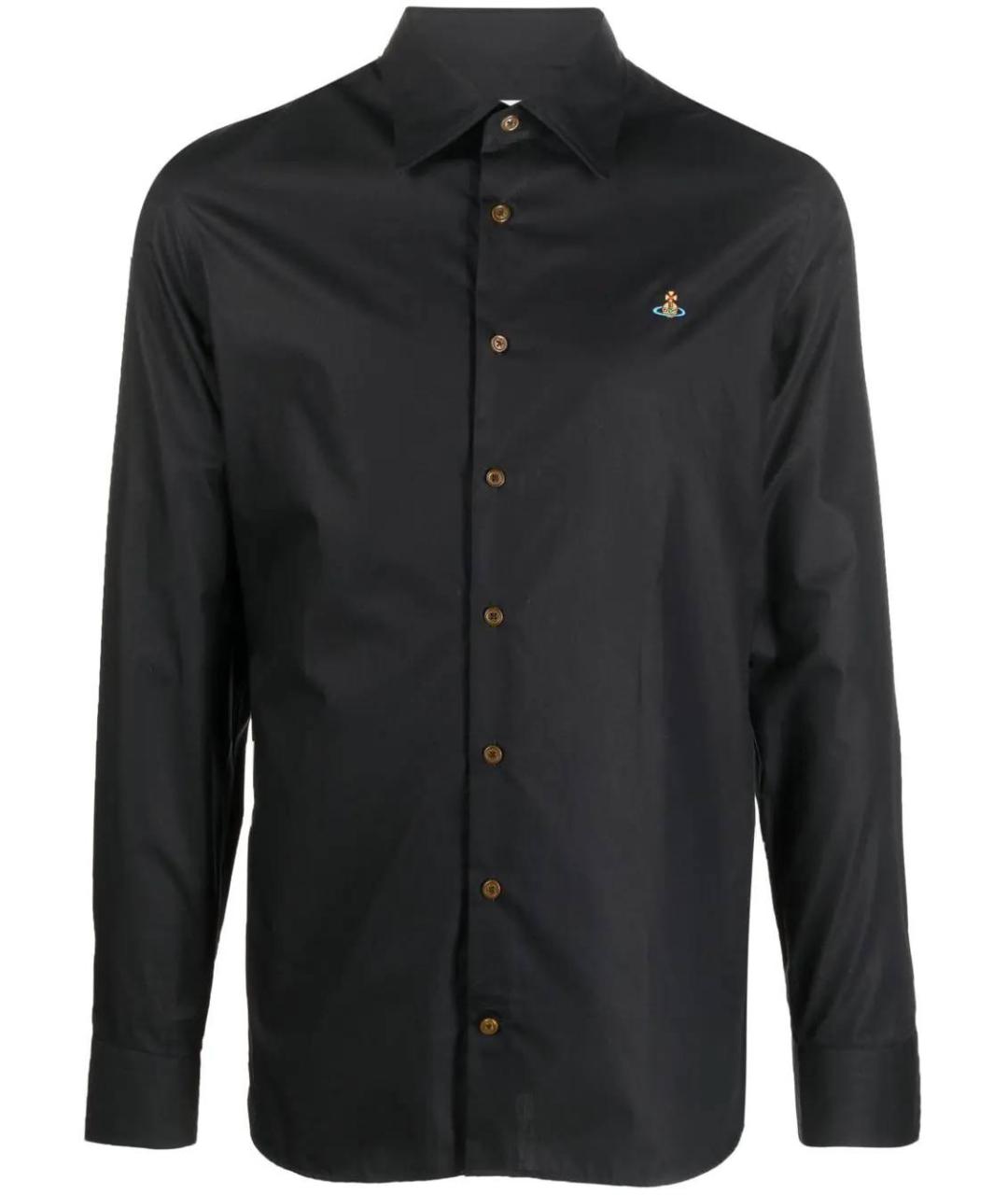 VIVIENNE WESTWOOD Черная хлопковая кэжуал рубашка, фото 1