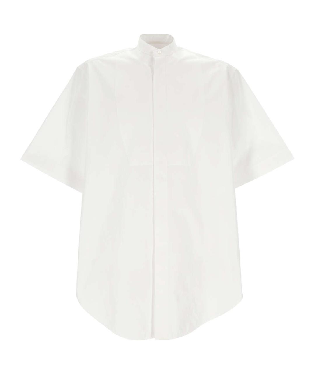 JIL SANDER Белая хлопковая кэжуал рубашка, фото 1