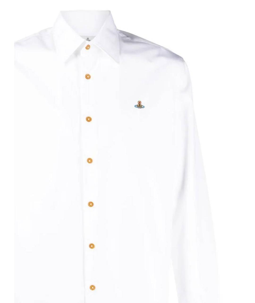 VIVIENNE WESTWOOD Белая хлопковая кэжуал рубашка, фото 2