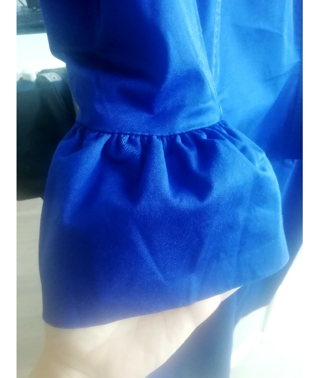 MOSCHINO Синее хлопко-эластановое повседневное платье, фото 8
