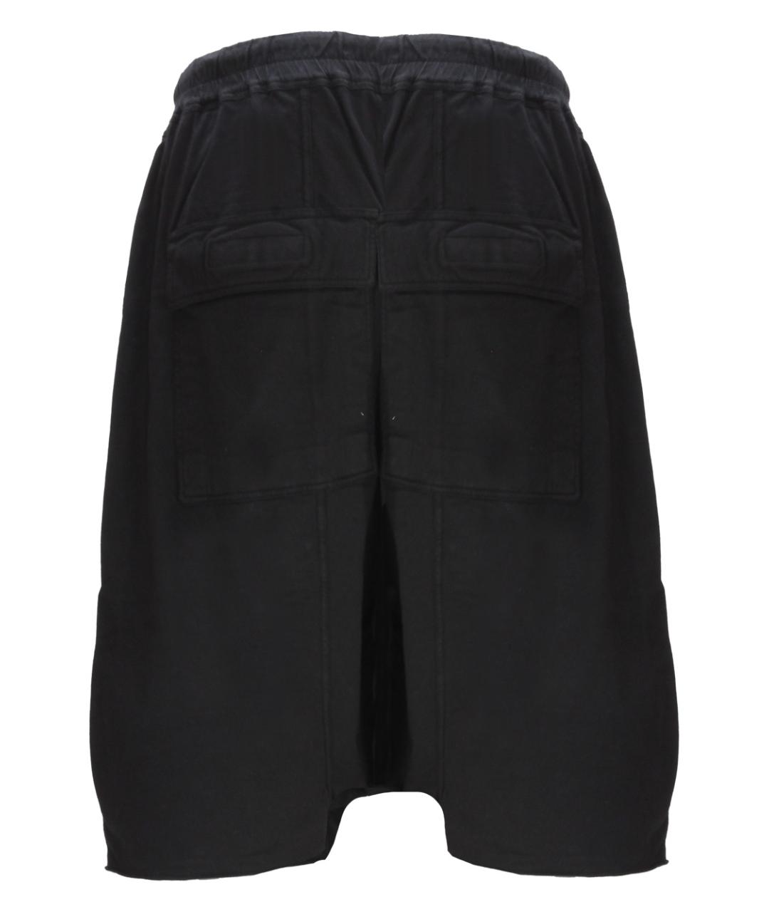 RICK OWENS DRKSHDW Черные хлопковые шорты, фото 3