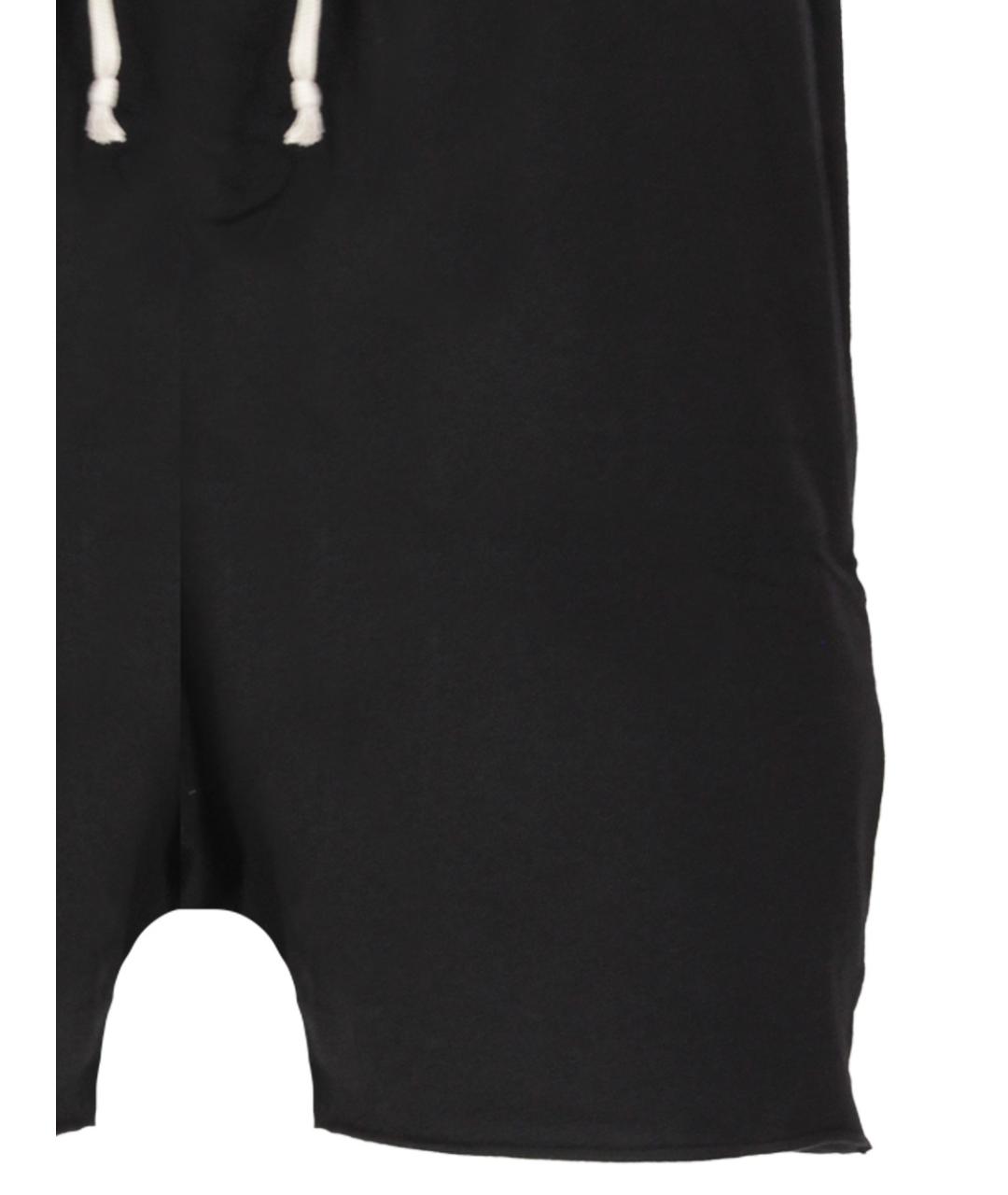 RICK OWENS DRKSHDW Черные хлопковые шорты, фото 2