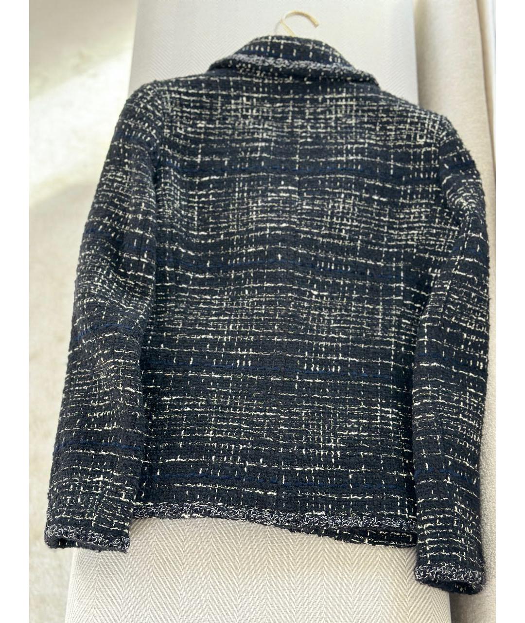 CHANEL PRE-OWNED Темно-синий жакет/пиджак, фото 3