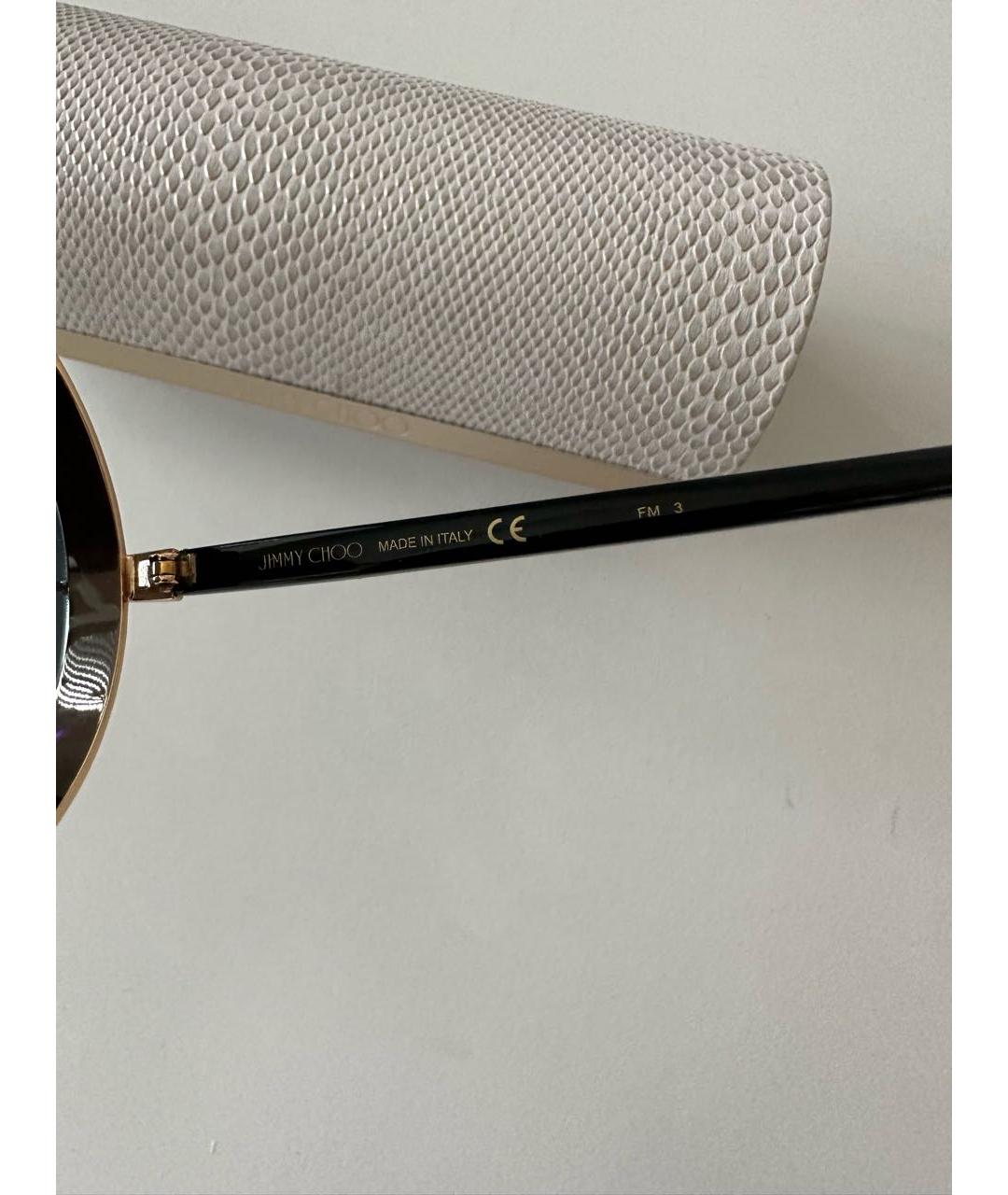 JIMMY CHOO Металлические солнцезащитные очки, фото 4