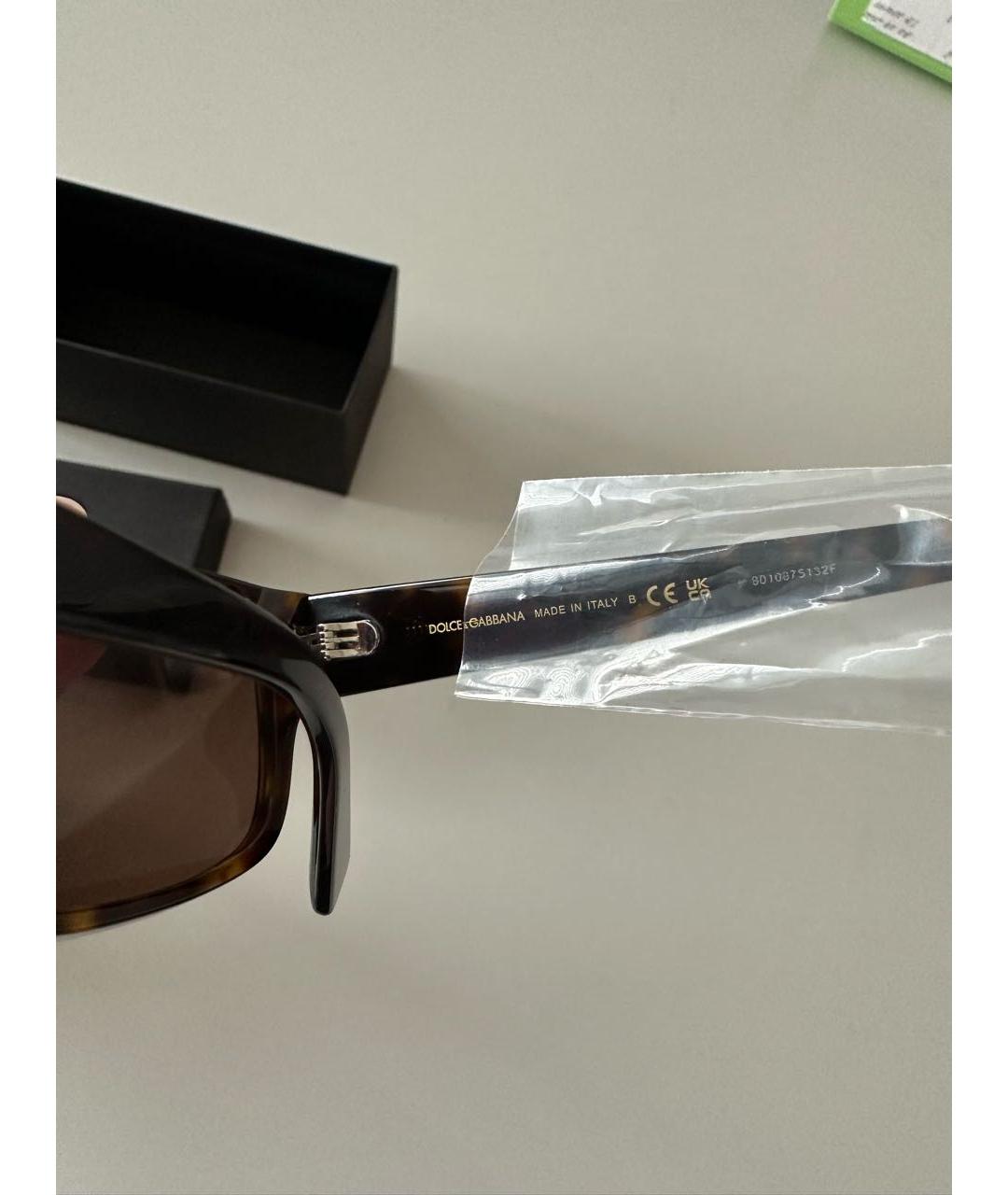 DOLCE&GABBANA Пластиковые солнцезащитные очки, фото 2