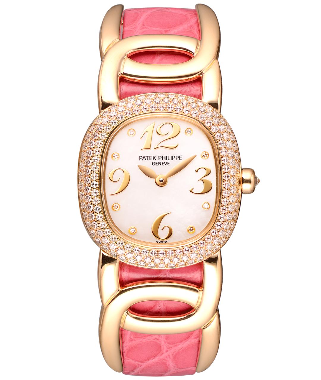 PATEK PHILIPPE Розовые часы из желтого золота, фото 1