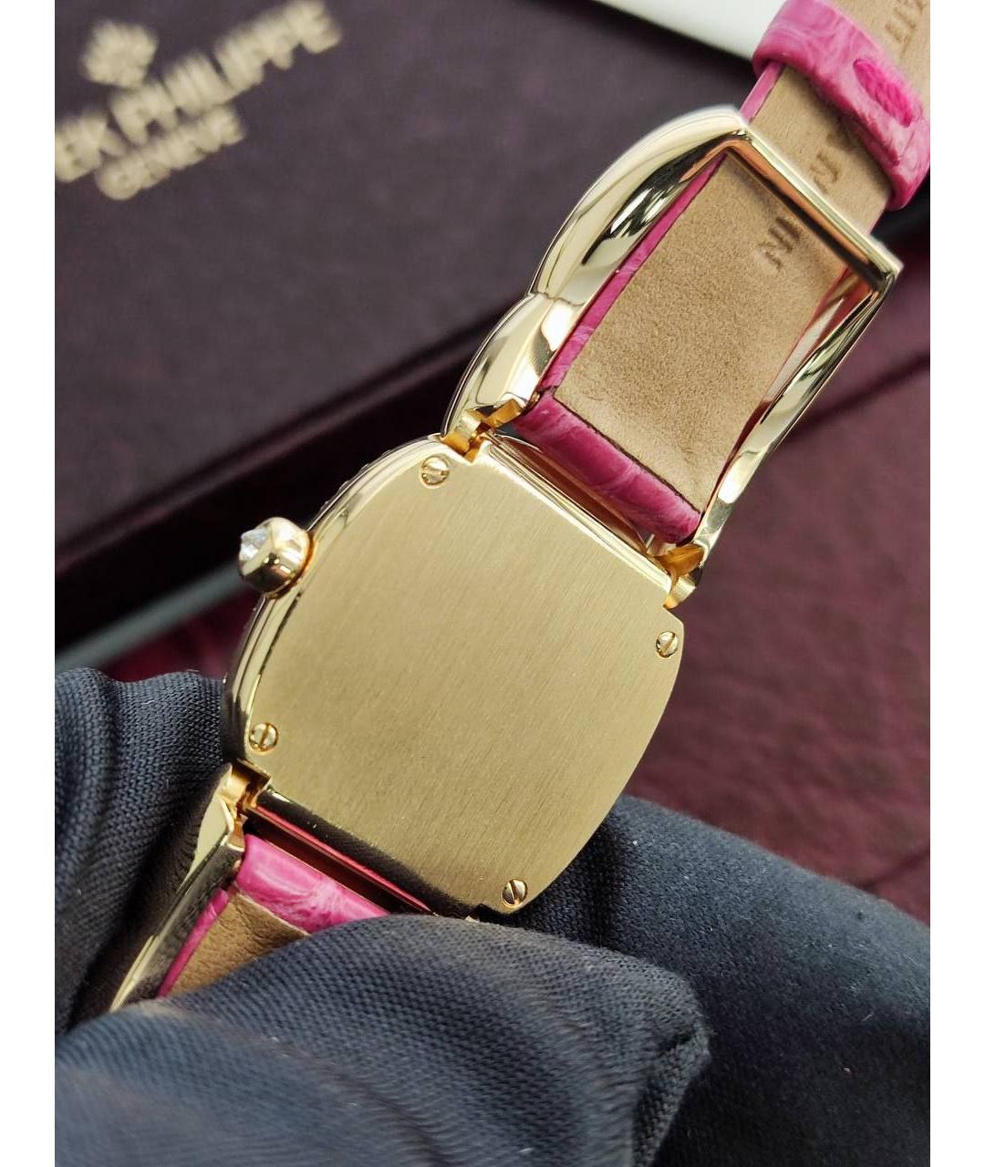 PATEK PHILIPPE Розовые часы из желтого золота, фото 7