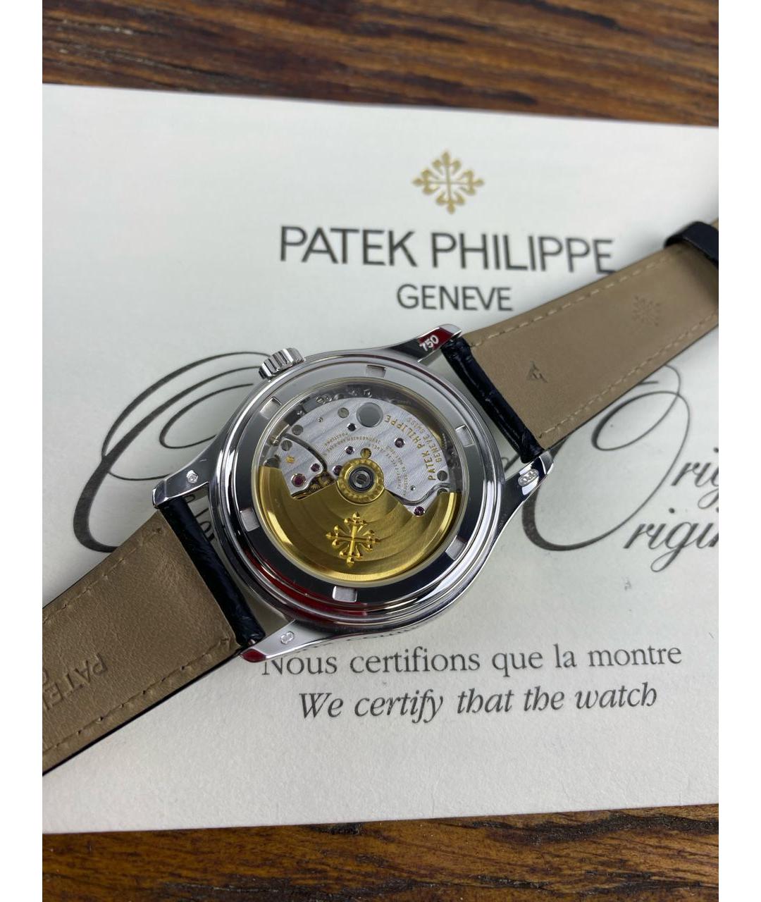 PATEK PHILIPPE Черные часы из белого золота, фото 4