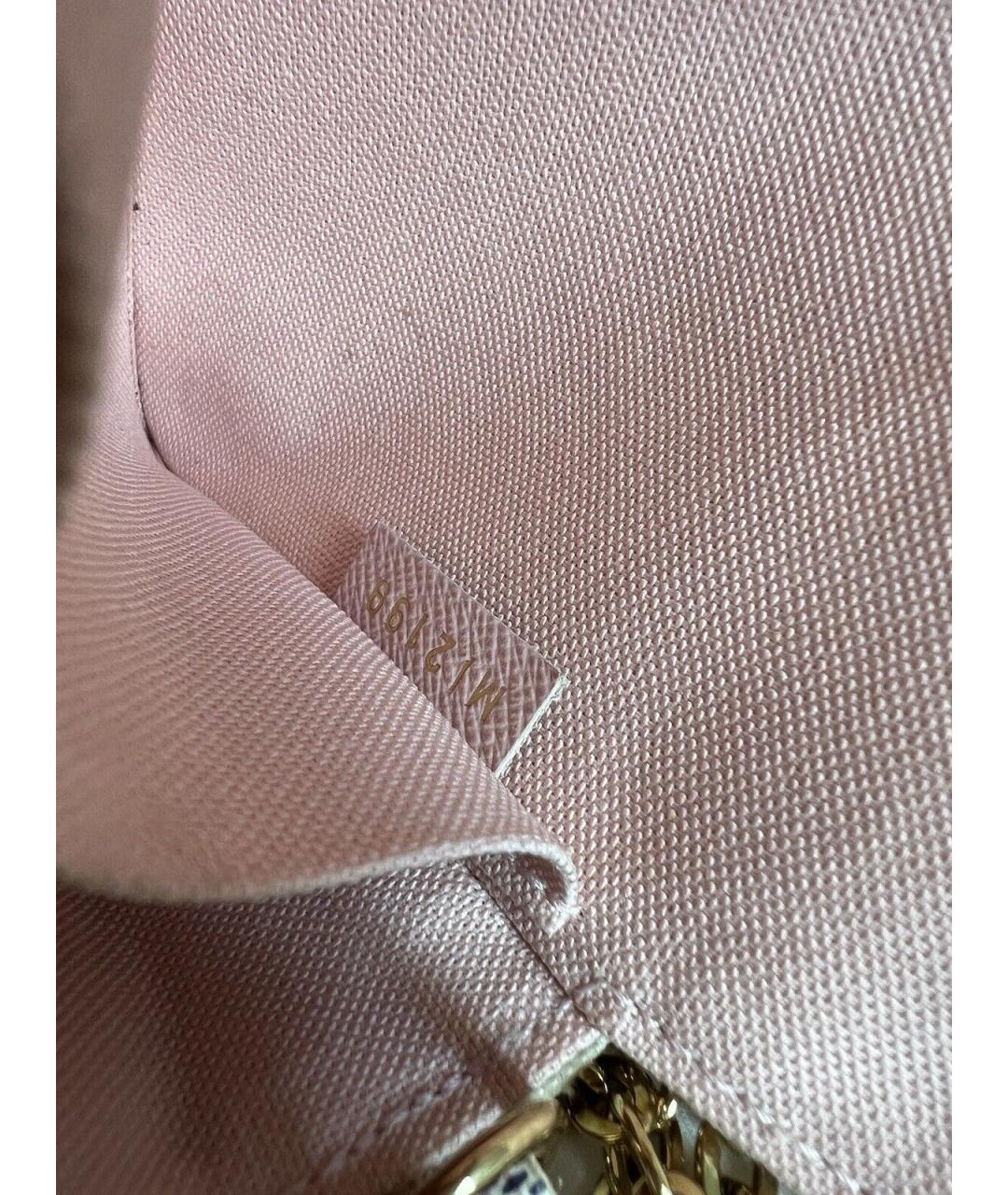 LOUIS VUITTON Белая кожаная сумка через плечо, фото 3