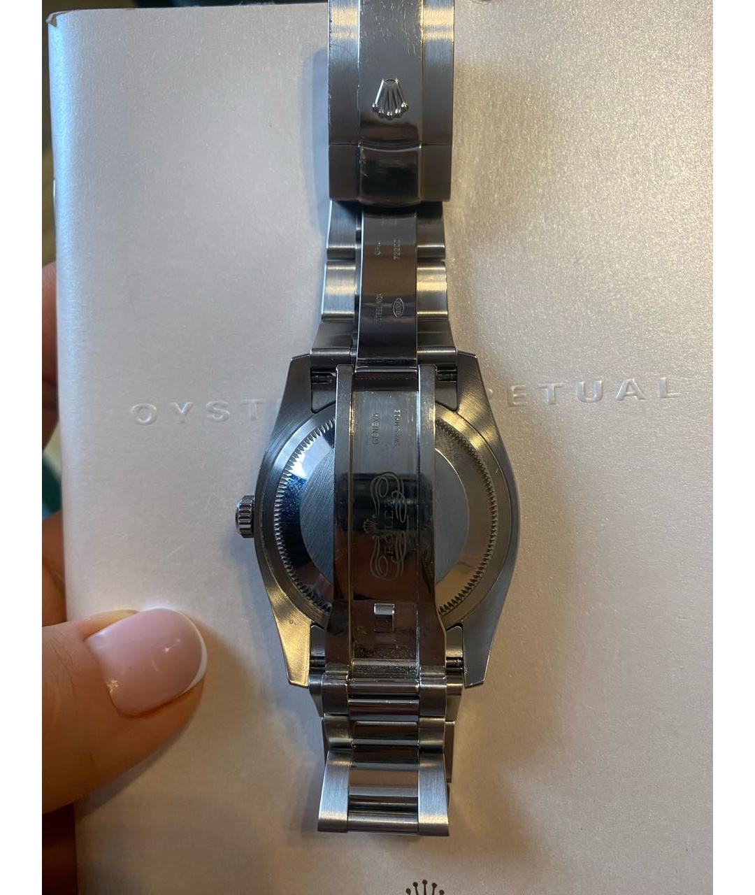 ROLEX Серебряные металлические часы, фото 3