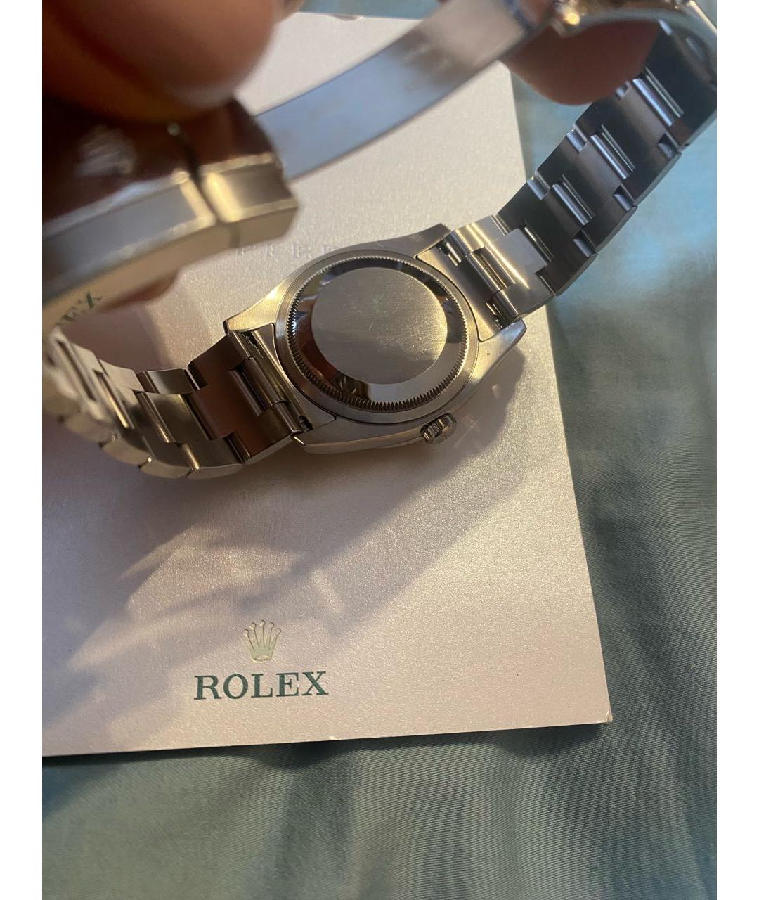 ROLEX Серебряные металлические часы, фото 2