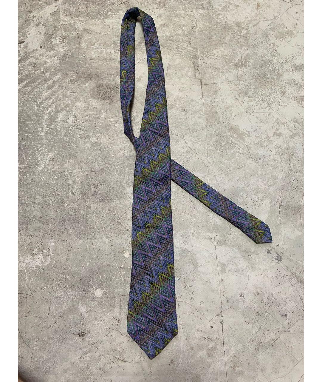 MISSONI Мульти шелковый галстук, фото 3