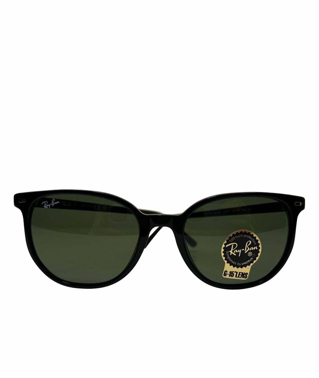 RAY BAN Черные пластиковые солнцезащитные очки для женщин – купить в ...