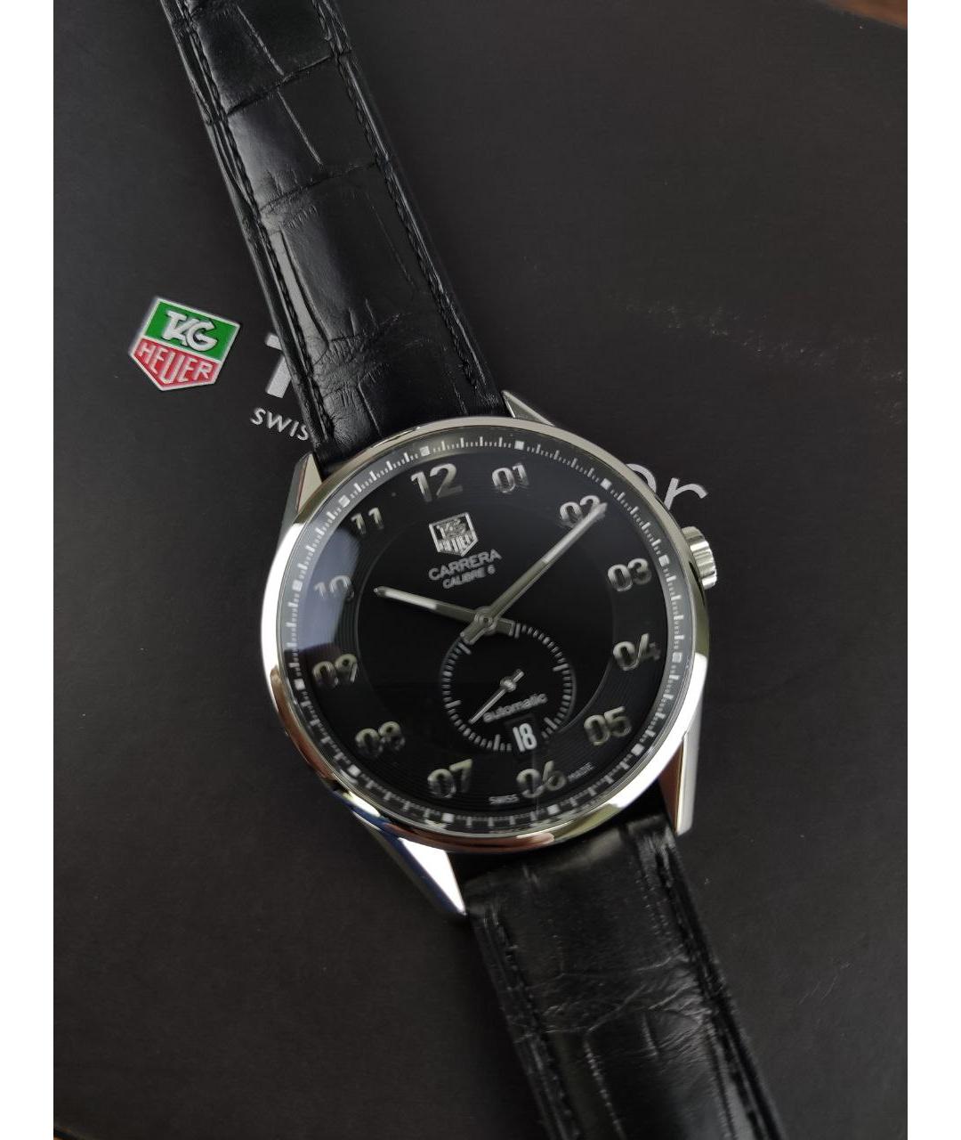 TAG HEUER Черные часы, фото 4