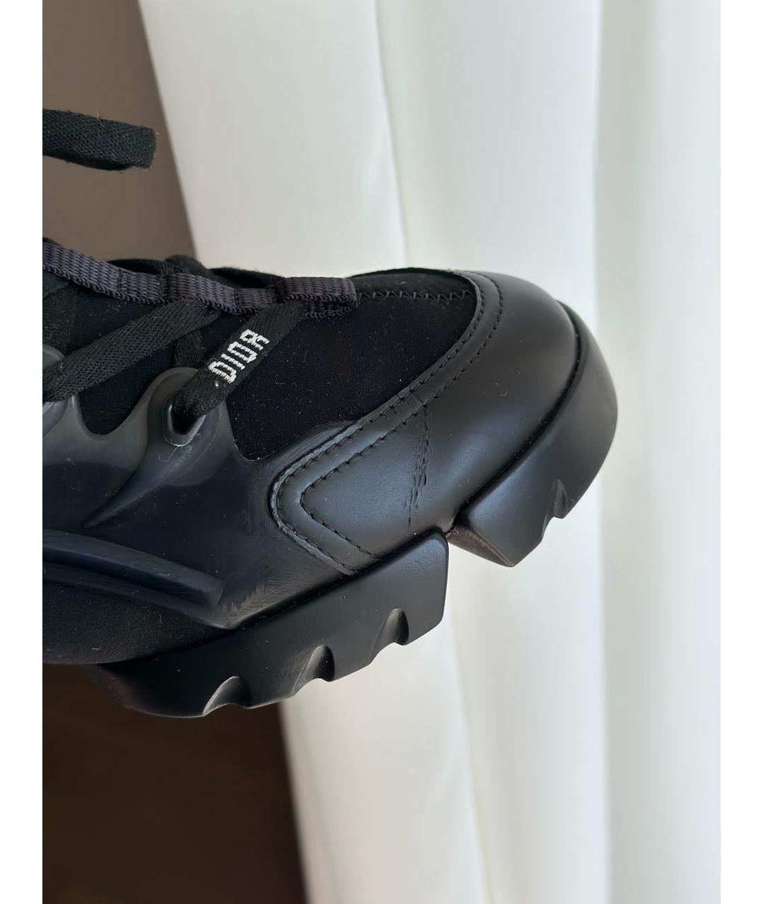 CHRISTIAN DIOR PRE-OWNED Черные кожаные кроссовки, фото 5