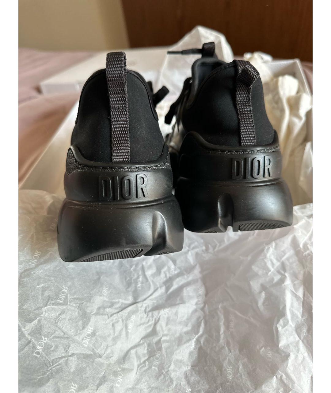 CHRISTIAN DIOR PRE-OWNED Черные кожаные кроссовки, фото 4