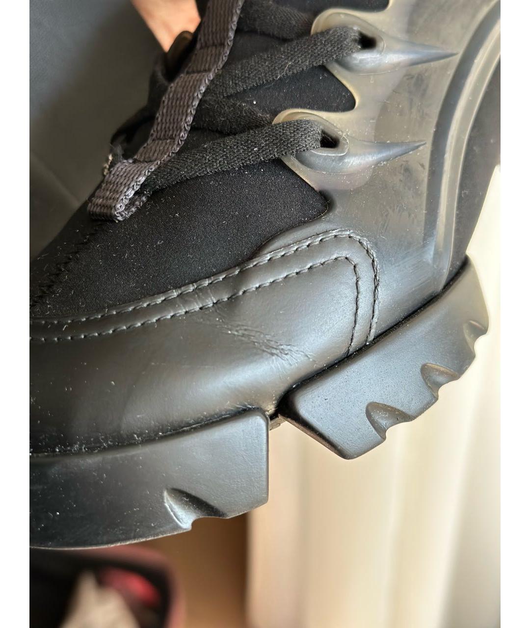 CHRISTIAN DIOR PRE-OWNED Черные кожаные кроссовки, фото 7