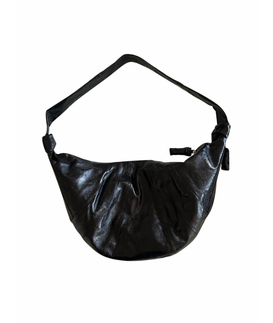 LEMAIRE Черная тканевая сумка через плечо, фото 1
