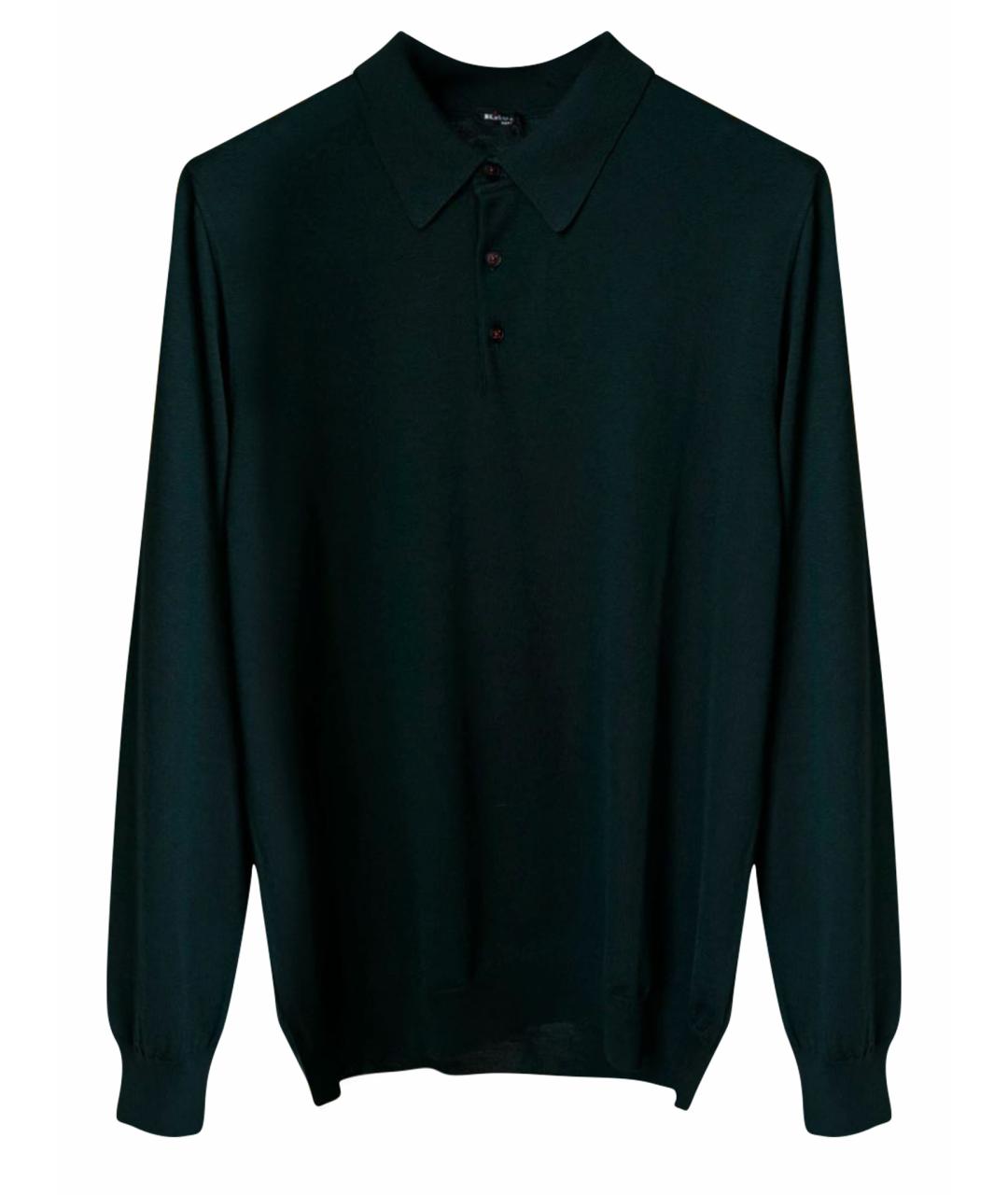 KITON Зеленый шерстяной джемпер / свитер, фото 1