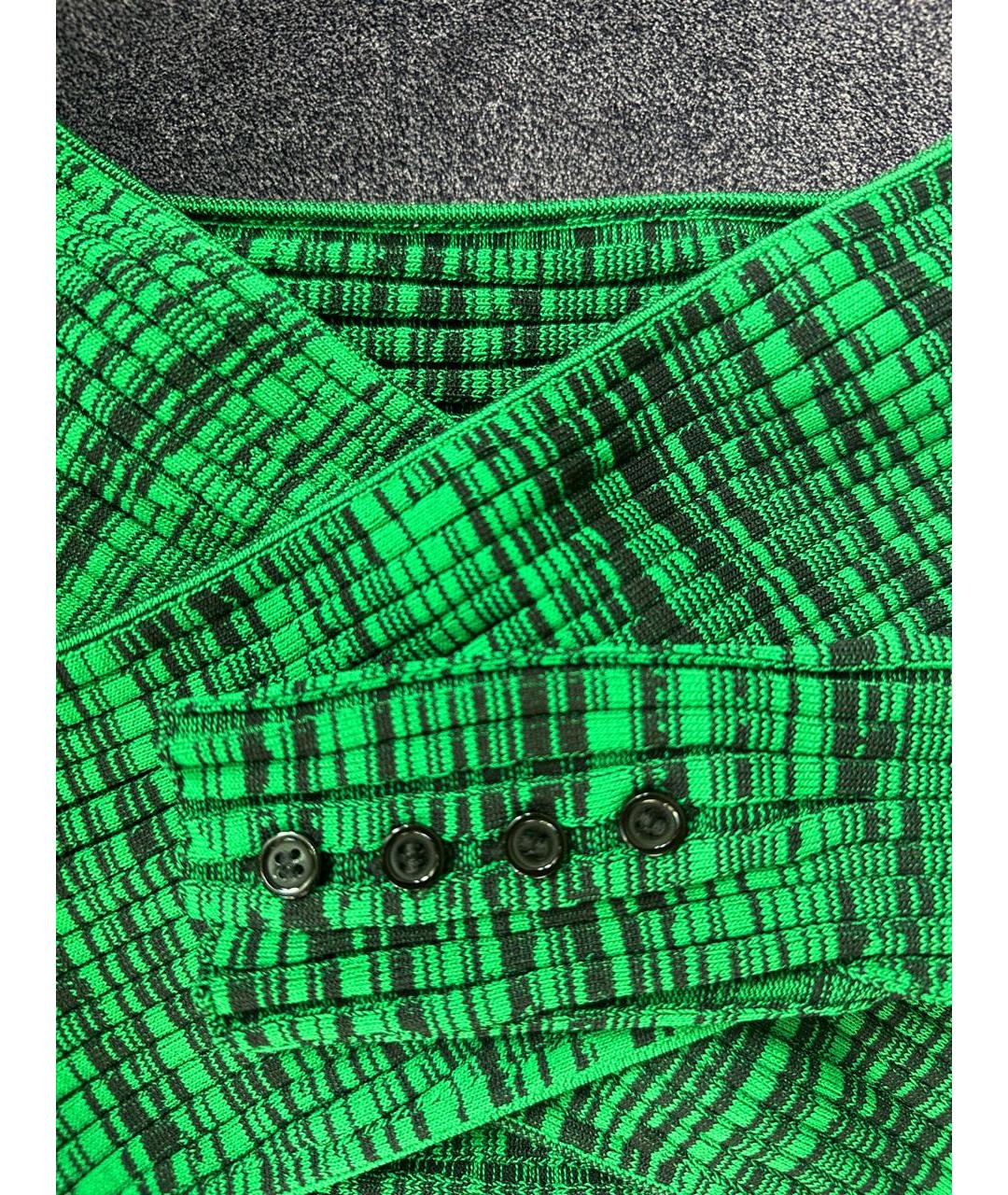 SELF-PORTRAIT Зеленый вискозный джемпер / свитер, фото 4