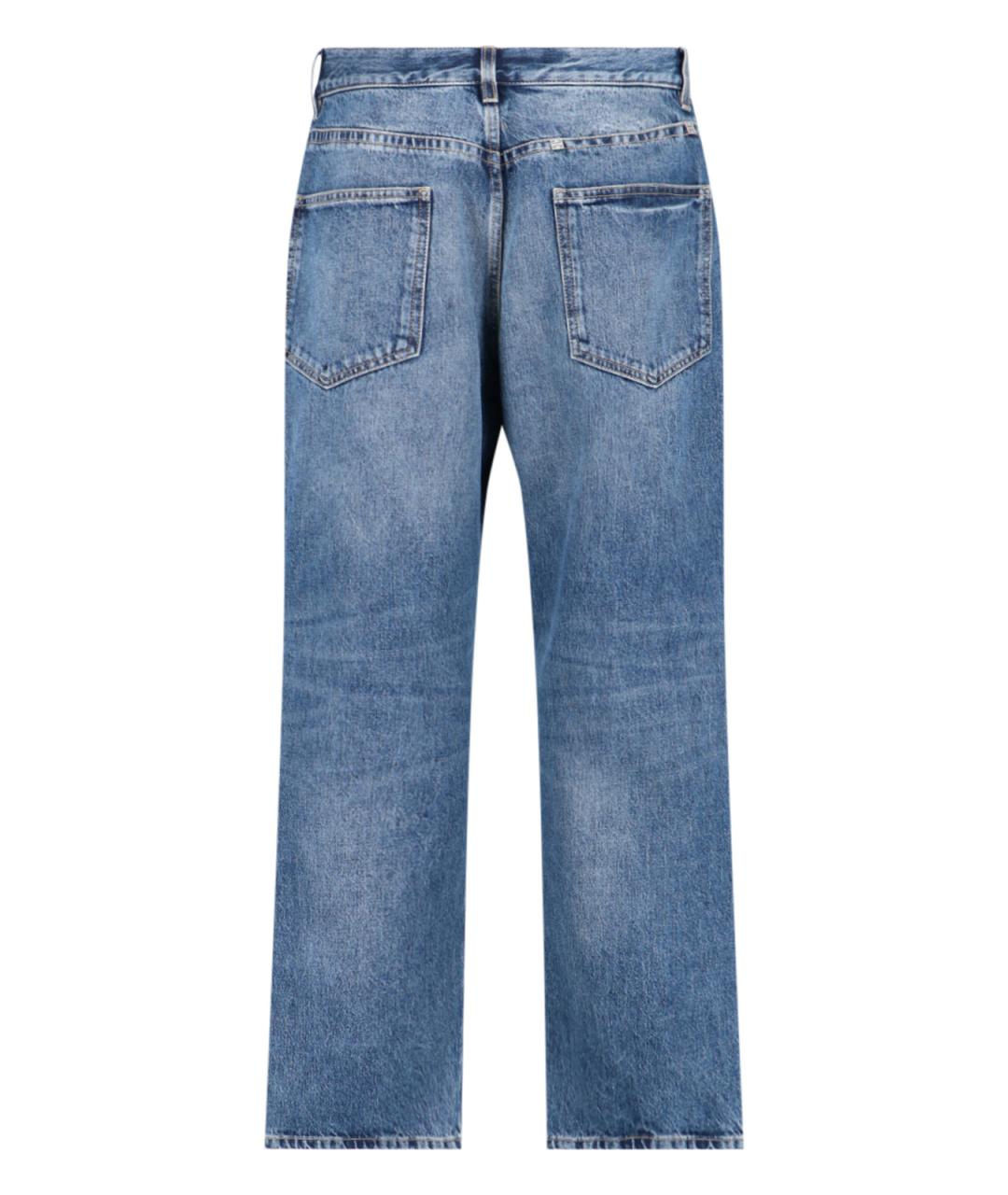 GIVENCHY Синие хлопковые прямые джинсы, фото 2