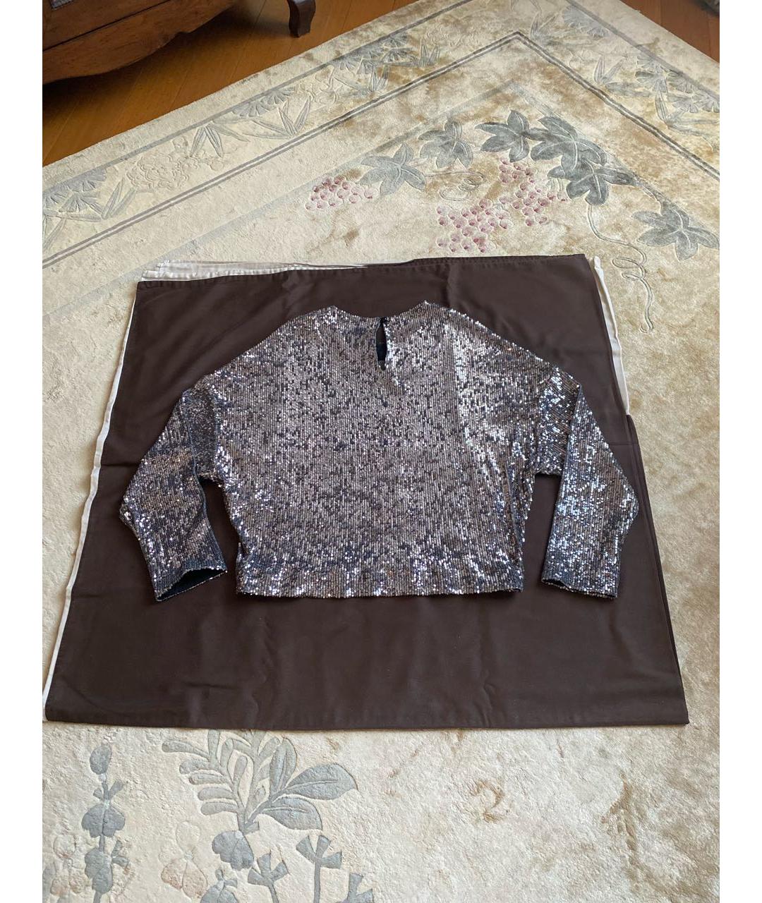 ITMFL Серебряная полиэстеровая блузы, фото 2