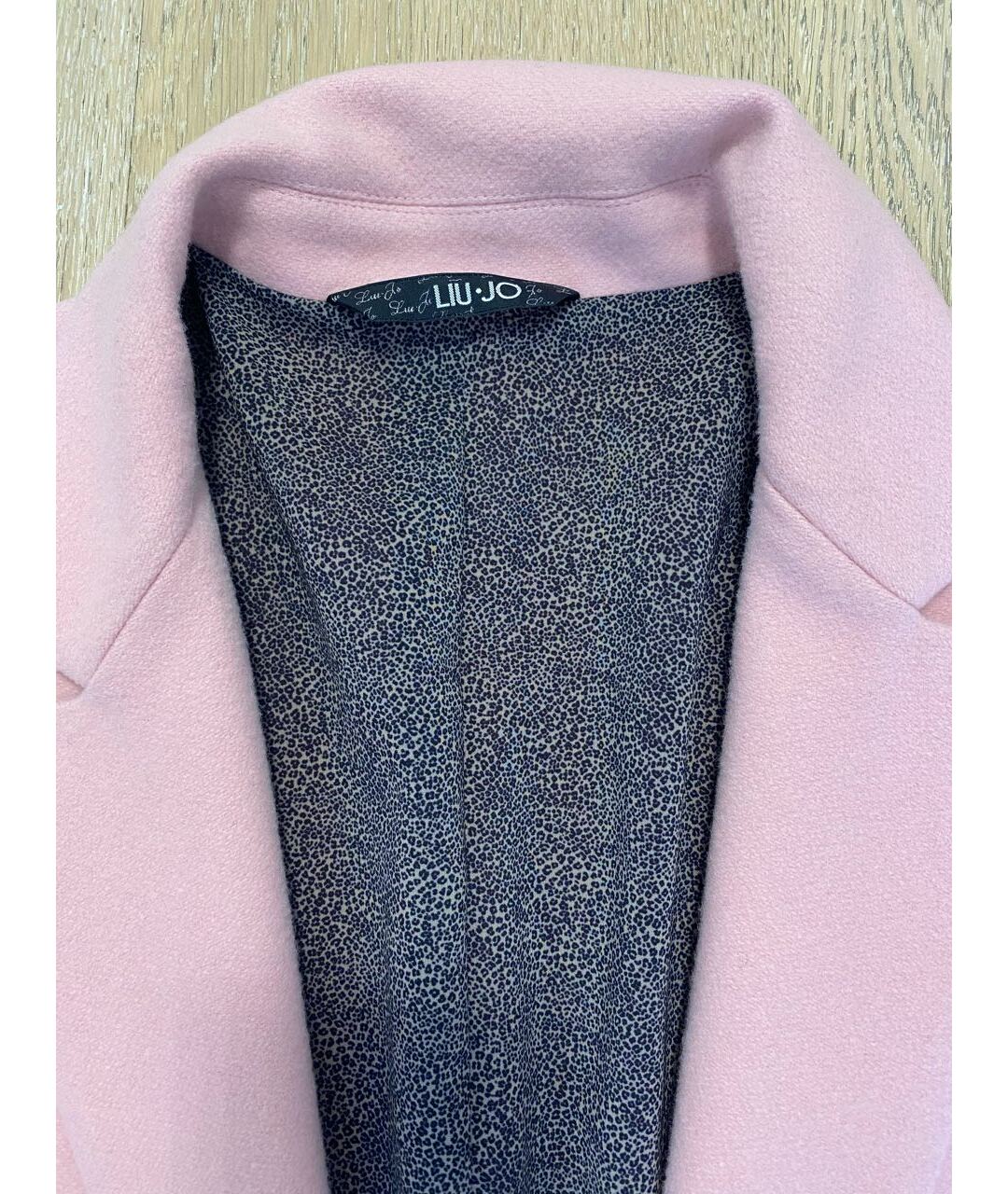 LIU JO Розовое шерстяное пальто, фото 3