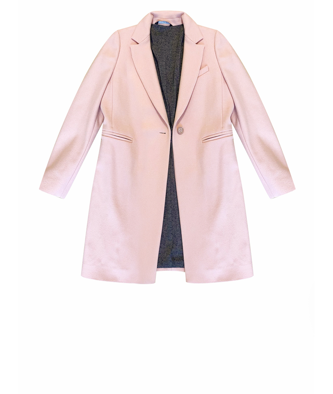 LIU JO Розовое шерстяное пальто, фото 1