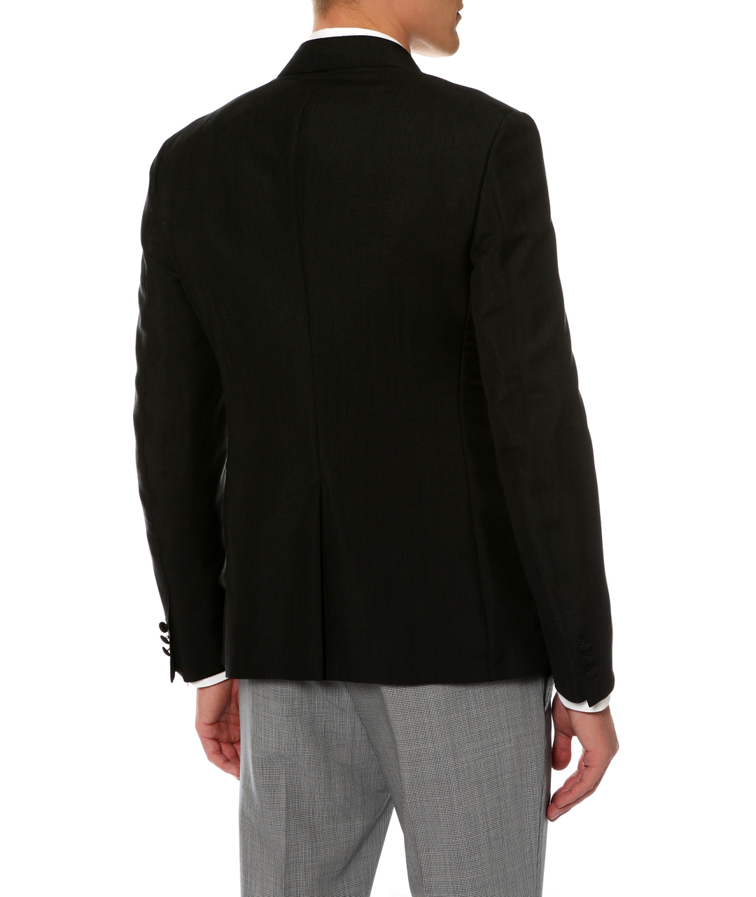 PRADA Черный шерстяной пиджак, фото 2