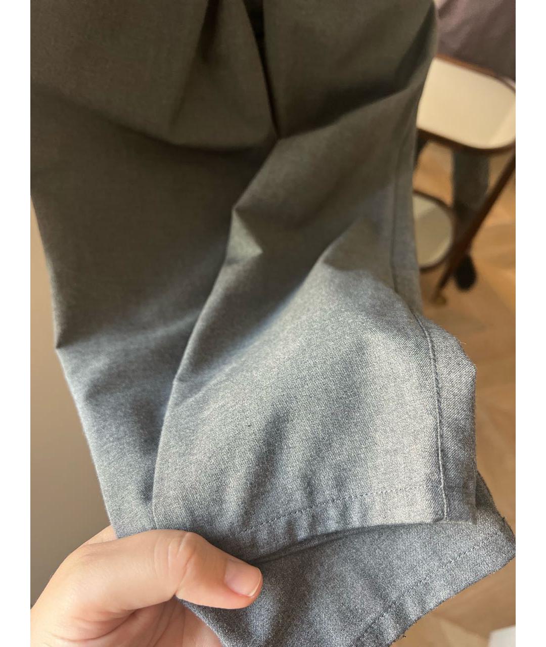 EMPORIO ARMANI Серые полиэстеровые брюки и шорты, фото 6